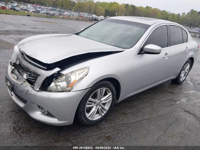 2012 Infiniti G37 Journey VIN: JN1CV6AP1CM932933 Lot: 39155923