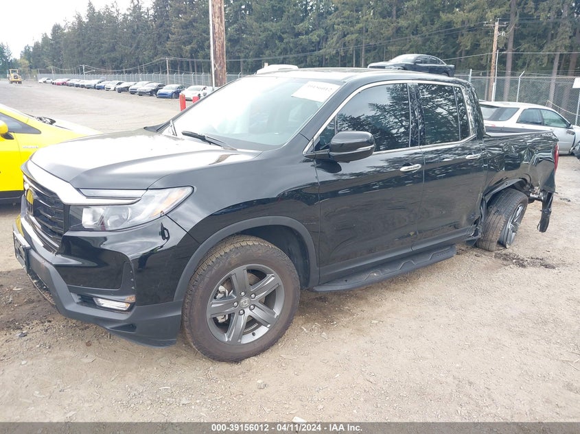 VIN 5FPYK3F74NB014678 2022 HONDA RIDGELINE RTL-E