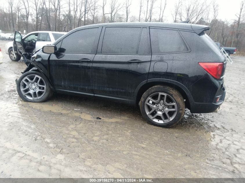 2023 Honda Passport Awd Ex-L VIN: 5FNYF8H51PB039076 Lot: 39156270