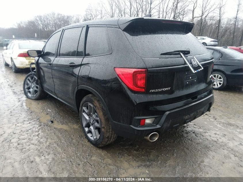 2023 Honda Passport Awd Ex-L VIN: 5FNYF8H51PB039076 Lot: 39156270