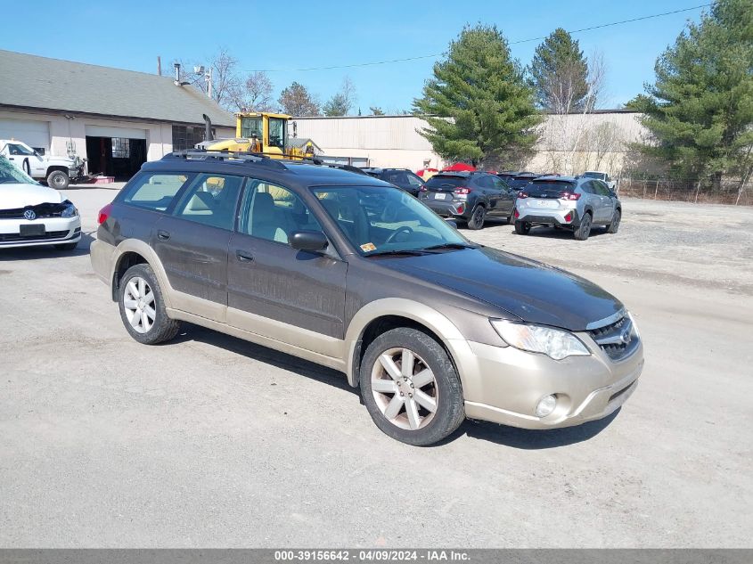 4S4BP61CX87307836 | 2008 SUBARU OUTBACK