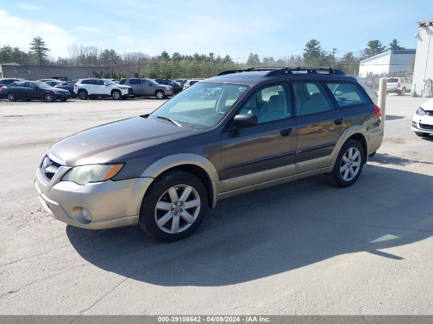 4S4BP61CX87307836 | 2008 SUBARU OUTBACK