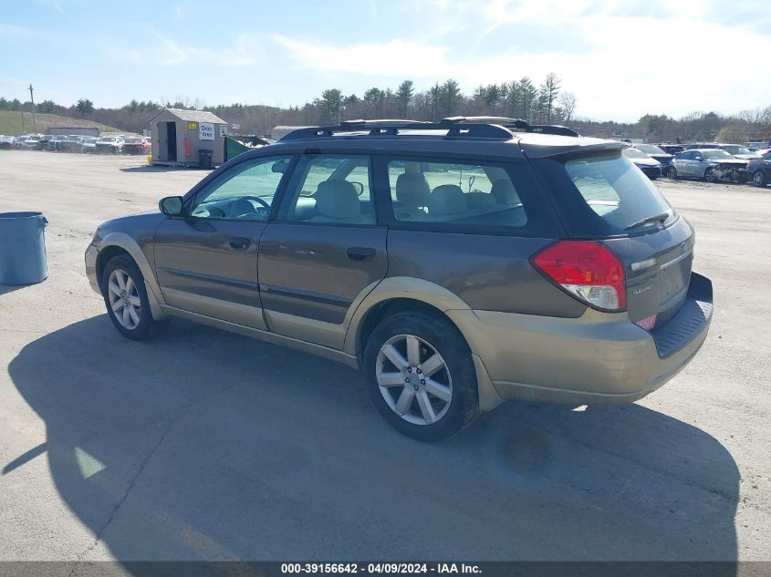 4S4BP61CX87307836 | 2008 SUBARU OUTBACK