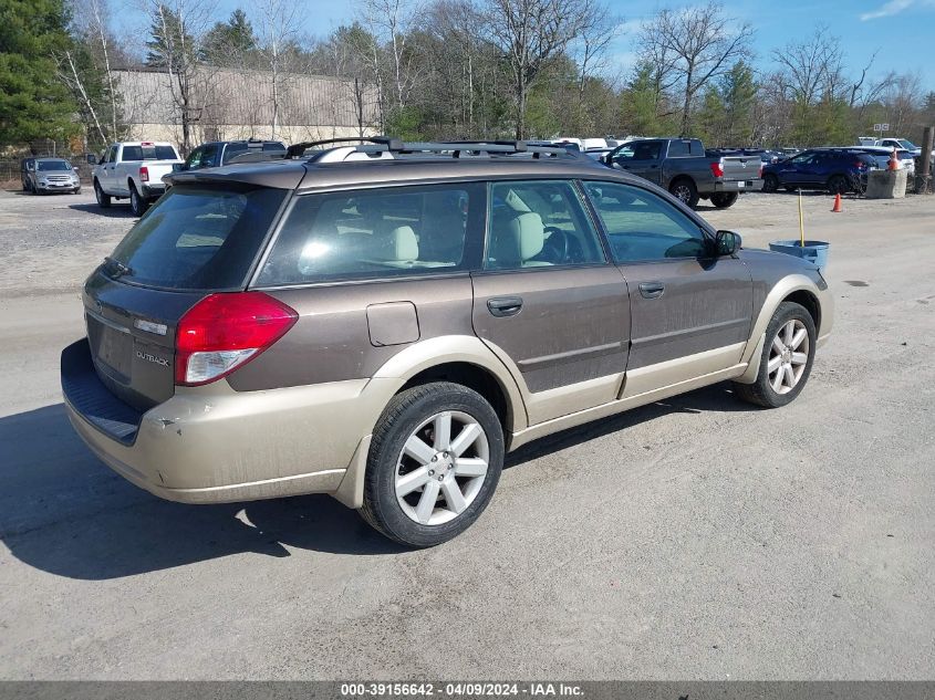 4S4BP61CX87307836 | 2008 SUBARU OUTBACK