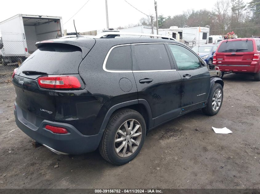 2017 Jeep Cherokee Limited 4X4 VIN: 1C4PJMDSXHD230633 Lot: 39156752