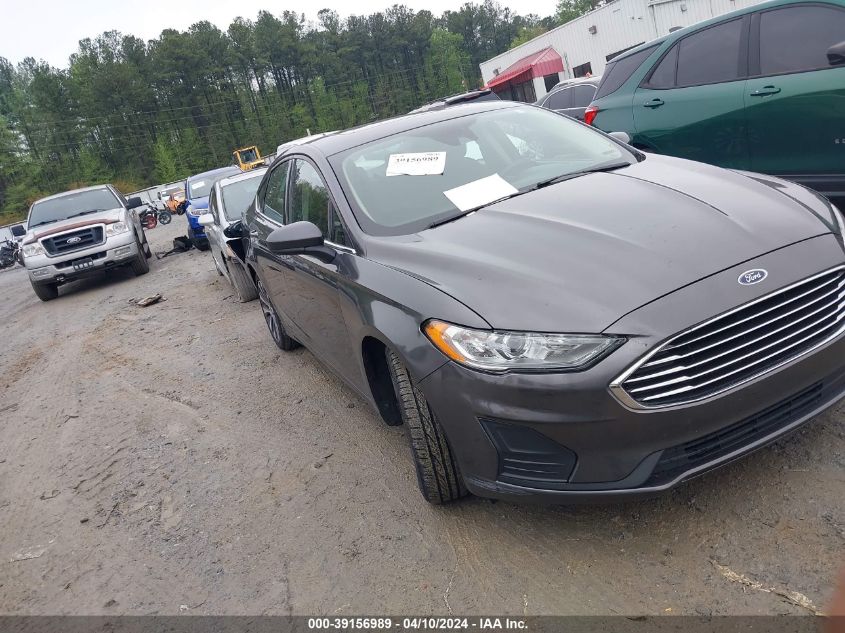 2019 Ford Fusion Se VIN: 3FA6P0T91KR254261 Lot: 39156989