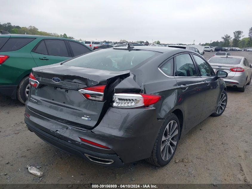 2019 Ford Fusion Se VIN: 3FA6P0T91KR254261 Lot: 39156989