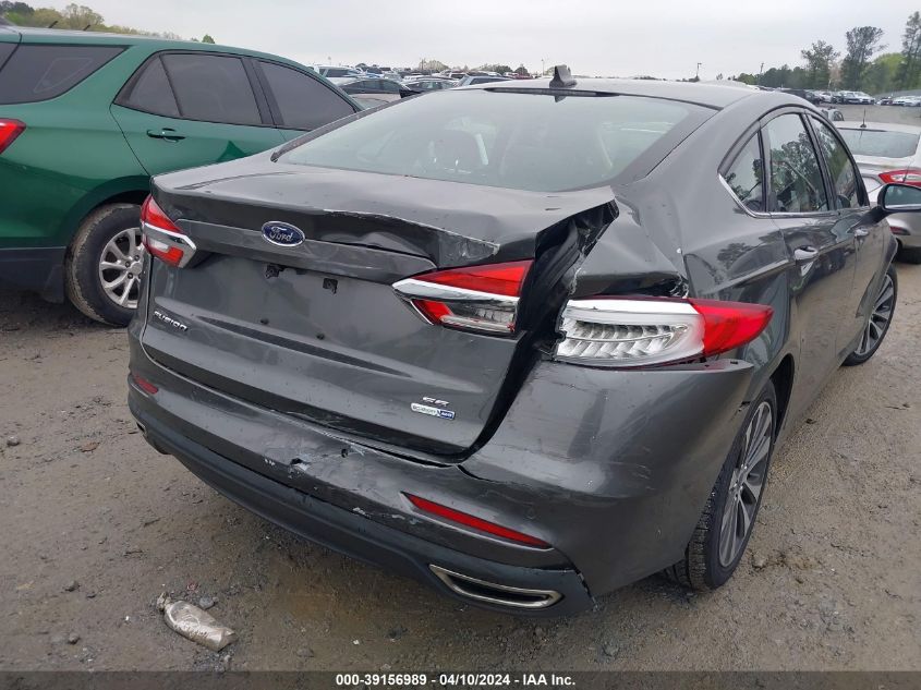 2019 Ford Fusion Se VIN: 3FA6P0T91KR254261 Lot: 39156989