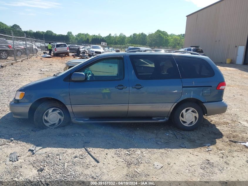 2001 Toyota Sienna Xle VIN: 4T3ZF13CX1U408200 Lot: 39157032