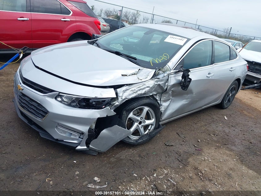 VIN 1G1ZB5ST4JF168169 2018 CHEVROLET MALIBU 1LS