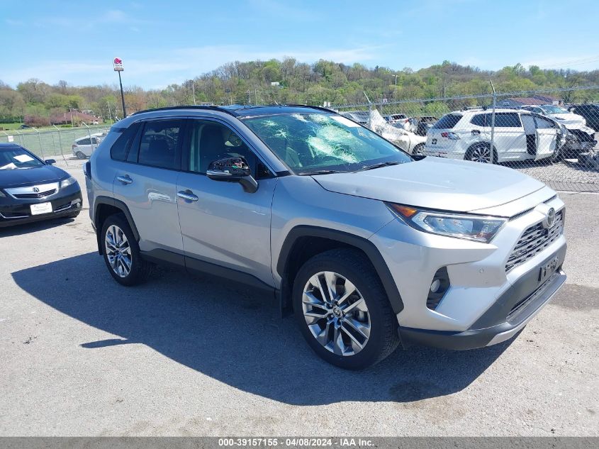 2021 Toyota Rav4 Limited VIN: JTMN1RFV8MJ039753 Lot: 39157155