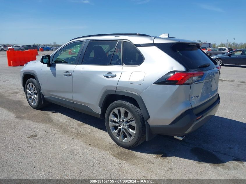 2021 Toyota Rav4 Limited VIN: JTMN1RFV8MJ039753 Lot: 39157155