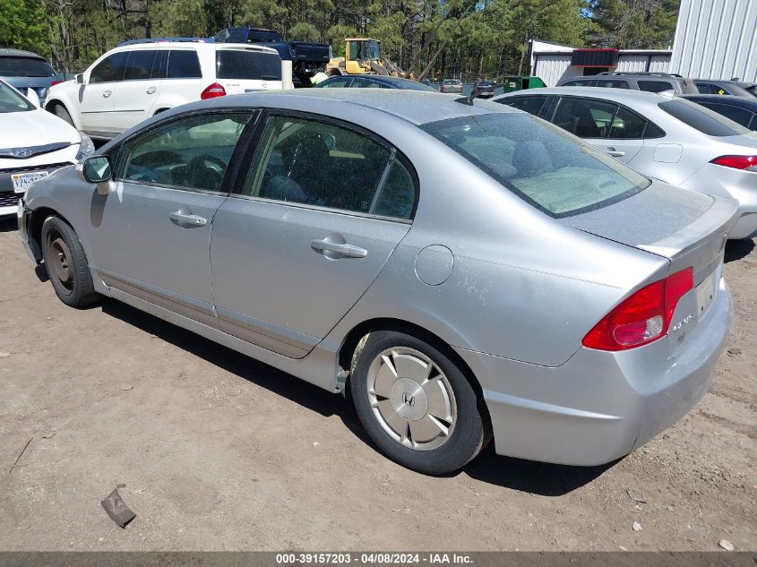 JHMFA36216S005382 | 2006 HONDA CIVIC HYBRID