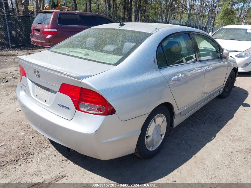 JHMFA36216S005382 | 2006 HONDA CIVIC HYBRID