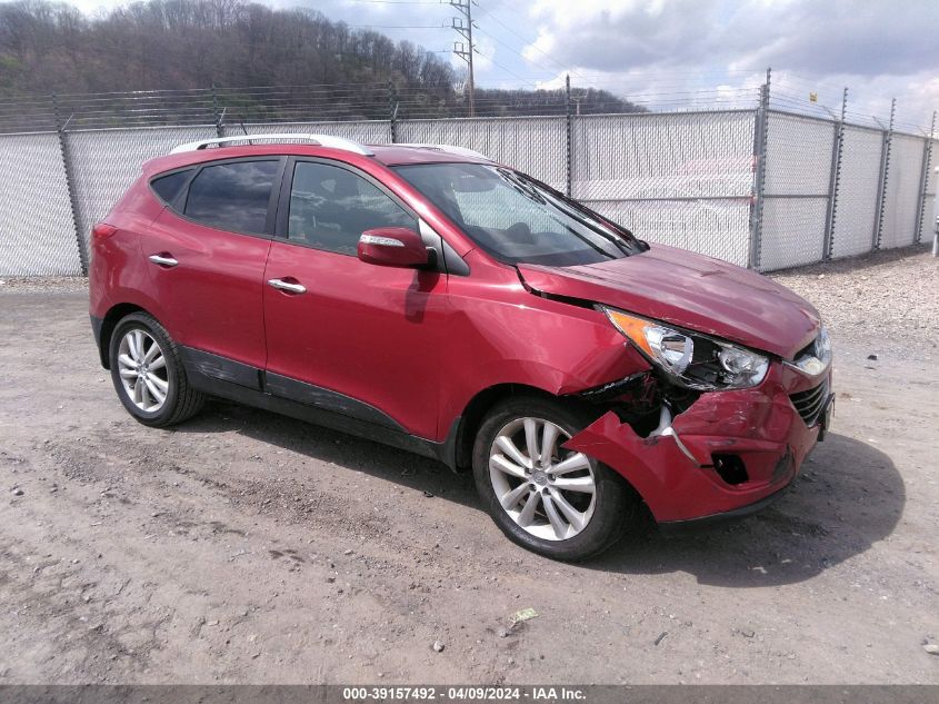 2013 Hyundai Tucson Limited VIN: KM8JU3AC0DU764363 Lot: 39157492