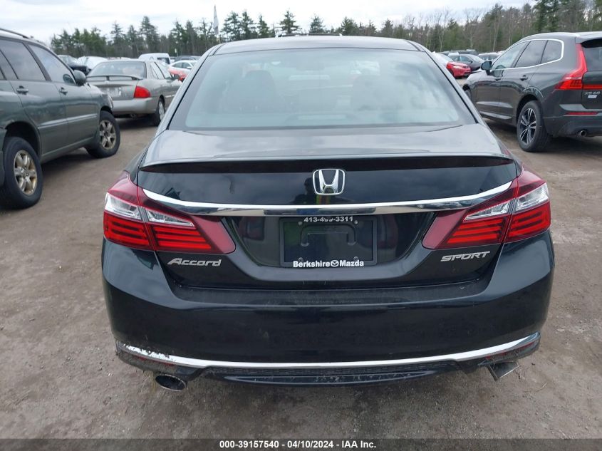 2016 Honda Accord Sport VIN: 1HGCR2F55GA212688 Lot: 39157540