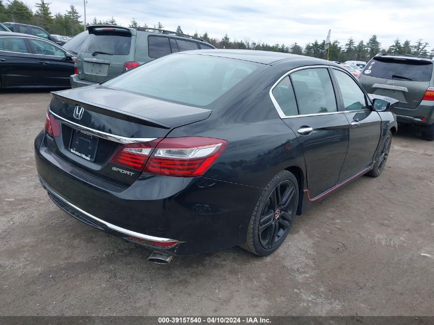 2016 Honda Accord Sport VIN: 1HGCR2F55GA212688 Lot: 39157540