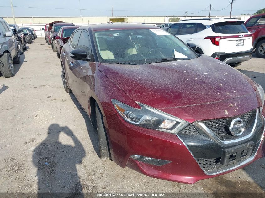 2018 Nissan Maxima 3.5 Sv VIN: 1N4AA6AP2JC396115 Lot: 39157774