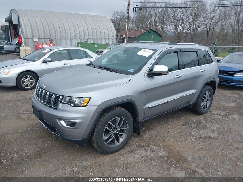 VIN 1C4RJFBG2HC760538 2017 JEEP GRAND CHEROKEE LIMITED 4X4