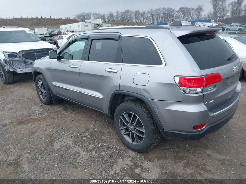 VIN 1C4RJFBG2HC760538 2017 JEEP GRAND CHEROKEE LIMITED 4X4
