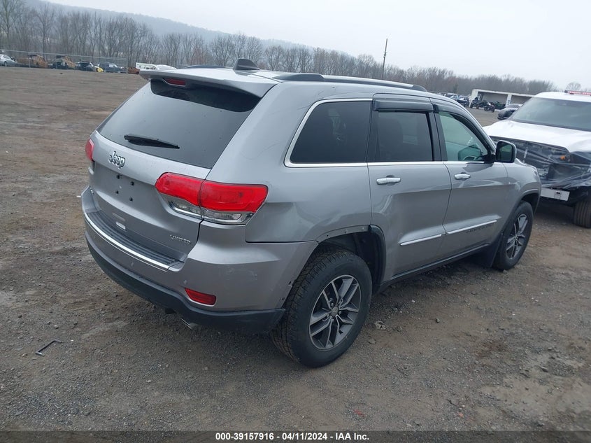 VIN 1C4RJFBG2HC760538 2017 JEEP GRAND CHEROKEE LIMITED 4X4