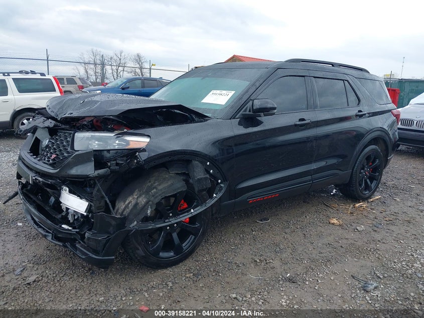 VIN 1FM5K8GC4NGC12599 2022 FORD EXPLORER ST