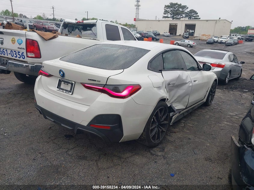 2023 BMW I4 Edrive40 VIN: WBY73AW07PFP87439 Lot: 39158234
