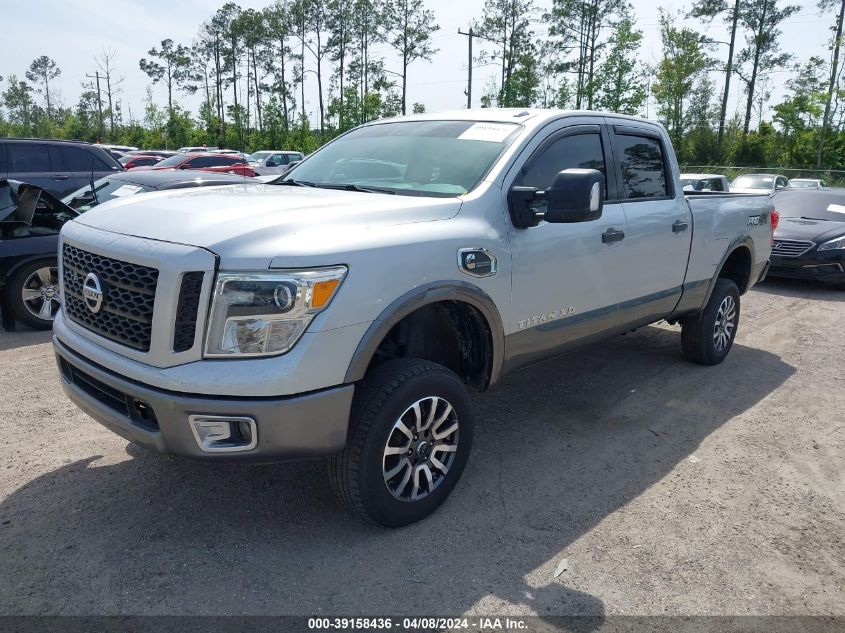 2017 Nissan Titan Xd Pro-4X Diesel VIN: 1N6BA1F47HN525932 Lot: 39158436