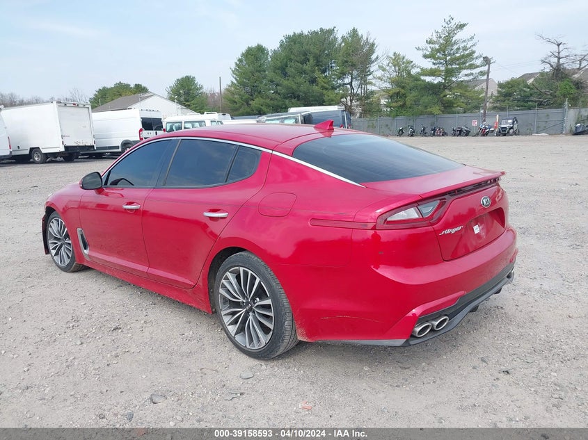 2019 Kia Stinger VIN: KNAE15LA2K6043921 Lot: 39158593