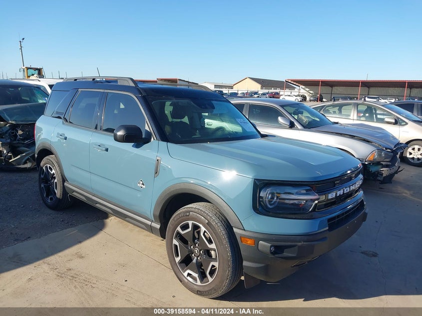 2021 Ford Bronco Sport Outer Banks VIN: 3FMCR9C66MRA81384 Lot: 39158594
