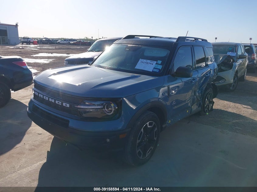 2021 Ford Bronco Sport Outer Banks VIN: 3FMCR9C66MRA81384 Lot: 39158594