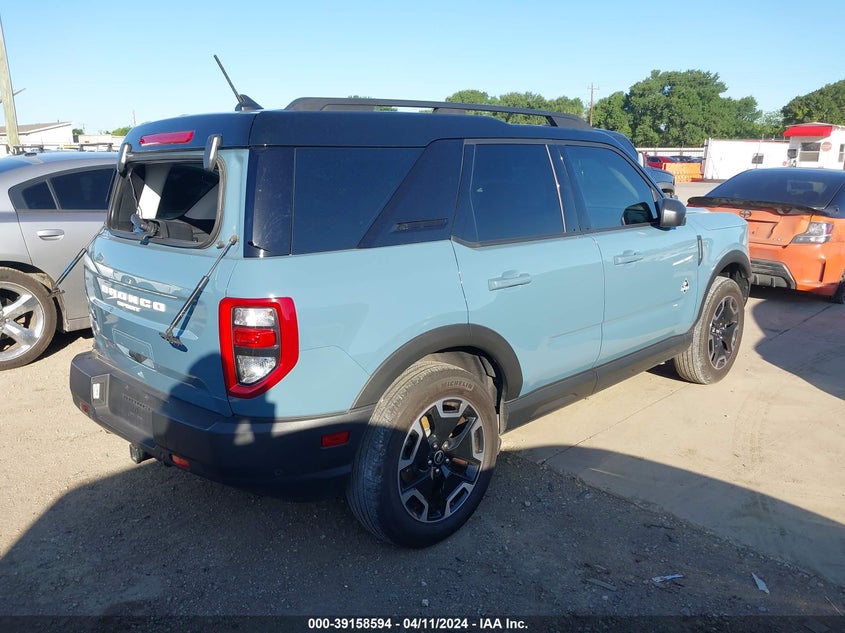 2021 Ford Bronco Sport Outer Banks VIN: 3FMCR9C66MRA81384 Lot: 39158594