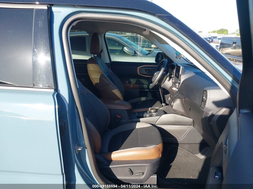 2021 Ford Bronco Sport Outer Banks VIN: 3FMCR9C66MRA81384 Lot: 39158594