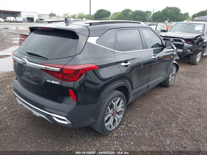 2021 Kia Seltos Sx Turbo VIN: KNDETCA20M7058914 Lot: 39158597