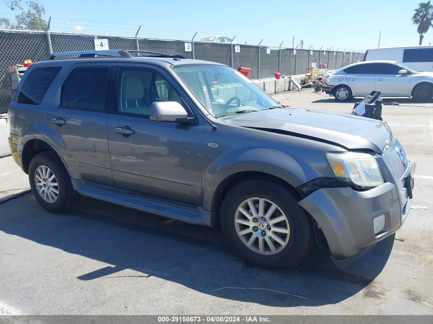 2009 Mercury Mariner Premier V6 VIN: 4M2CU97G89KJ02201 Lot: 39158673