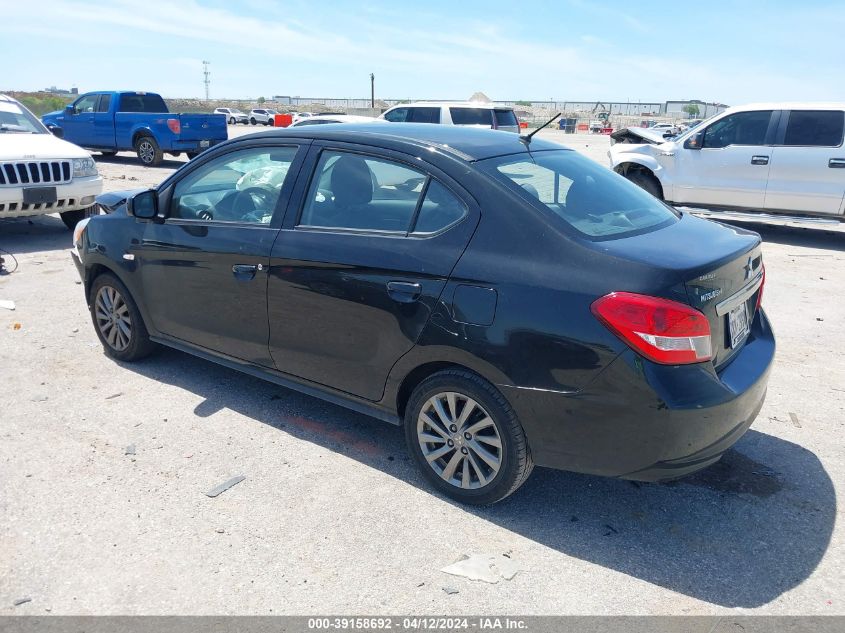 2019 Mitsubishi Mirage G4 Es VIN: ML32F3FJ7KHF03348 Lot: 39158692