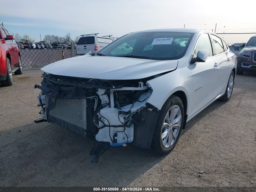 VIN 1G1ZD5ST7NF204341 2022 CHEVROLET MALIBU LT