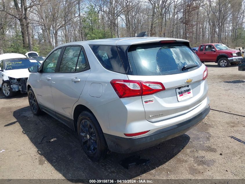 2020 Chevrolet Equinox Fwd Ls VIN: 3GNAXHEV3LS508292 Lot: 39158736