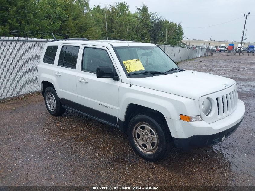 2014 Jeep Patriot Sport VIN: 1C4NJPBA7ED552032 Lot: 39158782