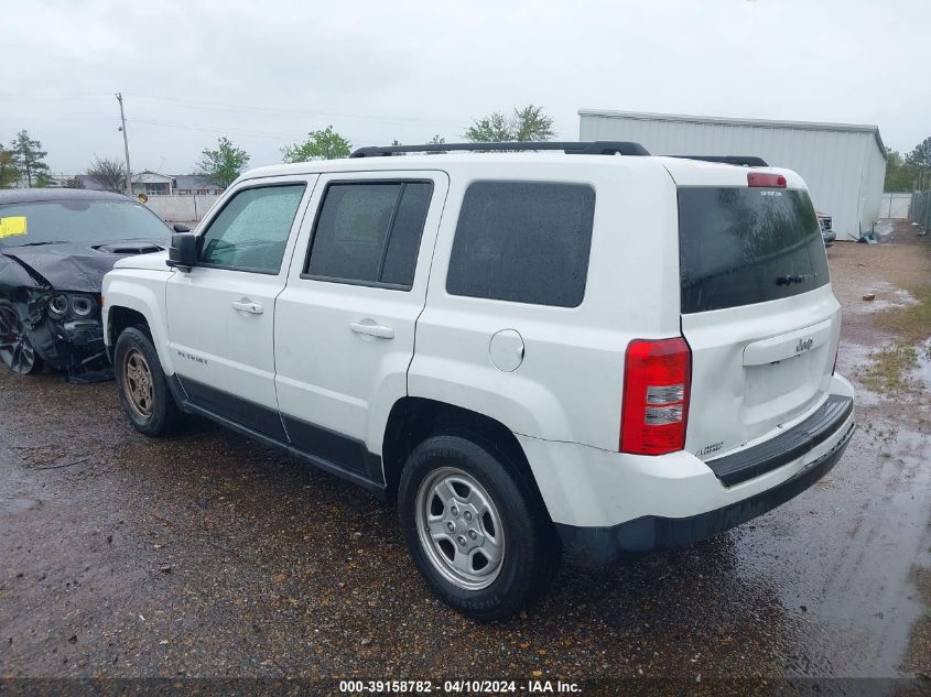 2014 Jeep Patriot Sport VIN: 1C4NJPBA7ED552032 Lot: 39158782