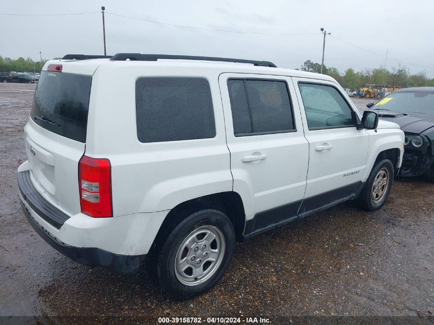 2014 Jeep Patriot Sport VIN: 1C4NJPBA7ED552032 Lot: 39158782