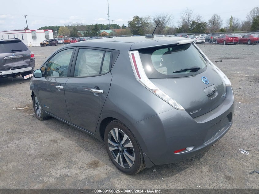 2017 Nissan Leaf Sl VIN: 1N4BZ0CP8HC308184 Lot: 39158825