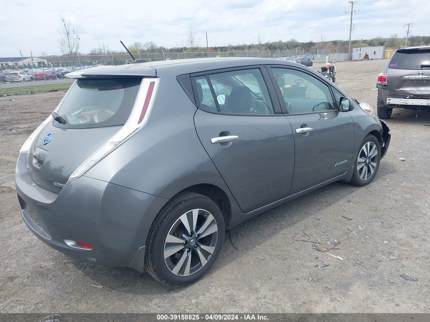 2017 Nissan Leaf Sl VIN: 1N4BZ0CP8HC308184 Lot: 39158825