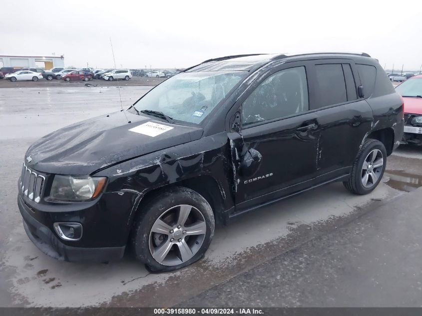 2017 Jeep Compass High Altitude Fwd VIN: 1C4NJCEB2HD186093 Lot: 39158980