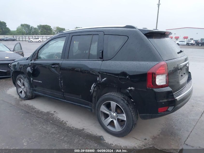 2017 Jeep Compass High Altitude Fwd VIN: 1C4NJCEB2HD186093 Lot: 39158980