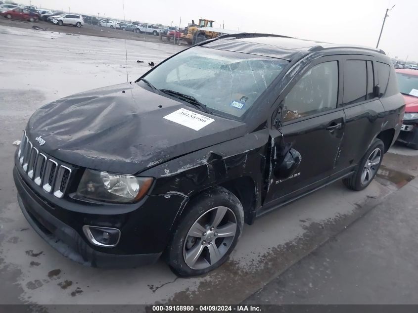 2017 Jeep Compass High Altitude Fwd VIN: 1C4NJCEB2HD186093 Lot: 39158980