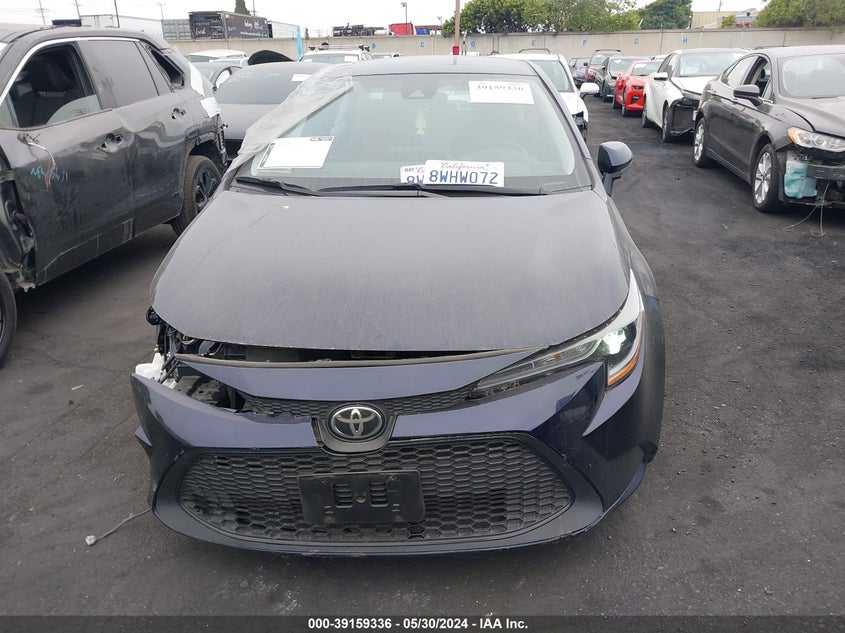 VIN 5YFEPMAE7MP232111 2021 TOYOTA COROLLA LE