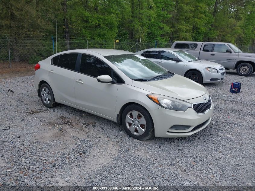 KNAFK4A64F5406368 | 2015 KIA FORTE