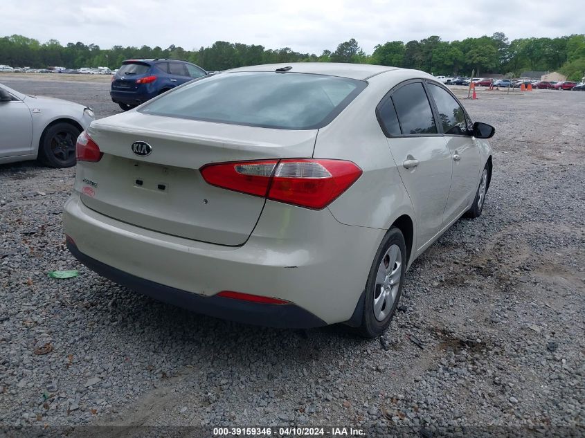 KNAFK4A64F5406368 | 2015 KIA FORTE