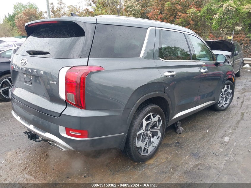 2022 Hyundai Palisade Calligraphy VIN: KM8R7DHE4NU339169 Lot: 39159362